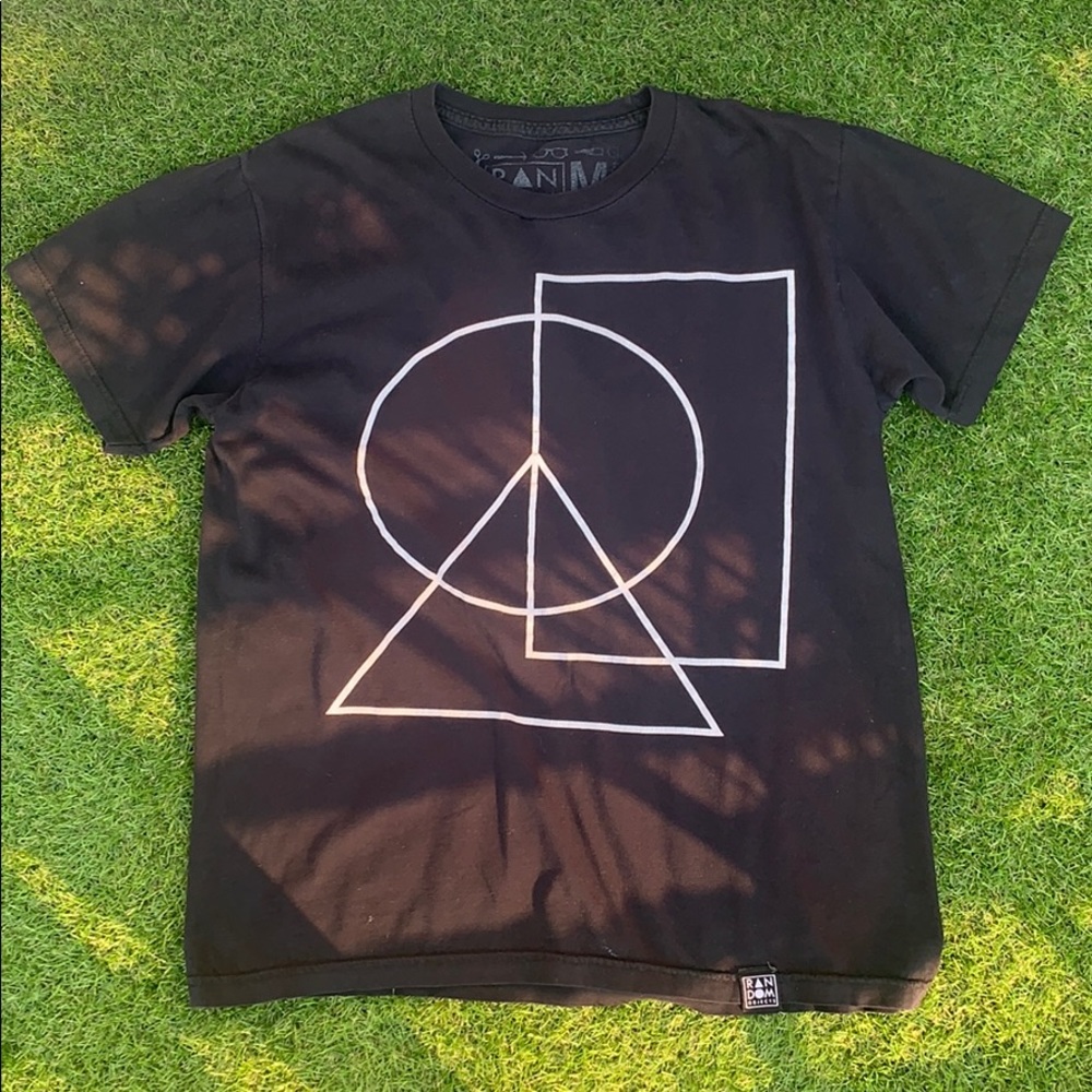 Random Objects ‘Peace Is Simple’ Black T Shirt - image 2